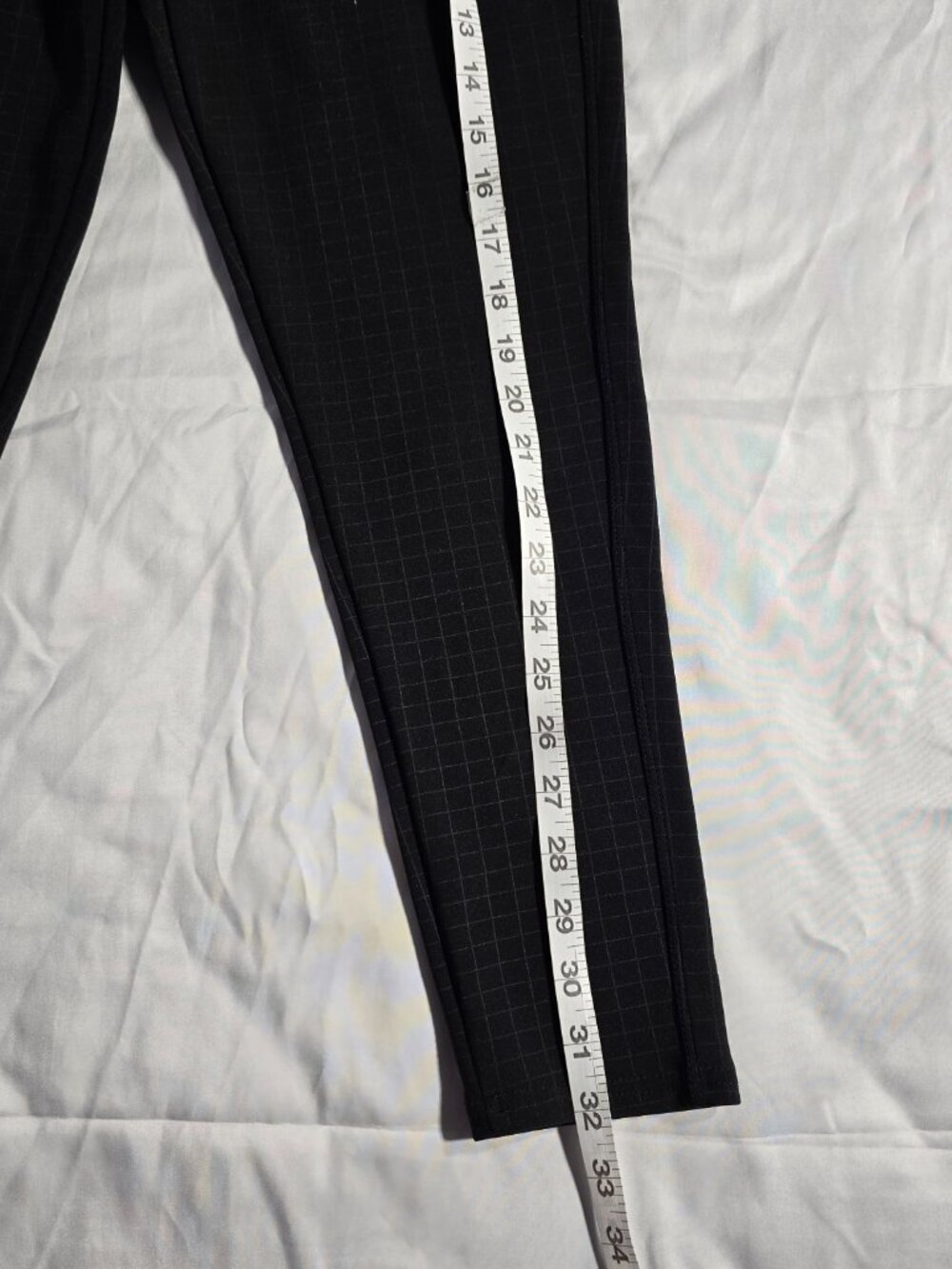 Maze Collection Black Windowpane Trousers PS Stretch Pull On Pants - Picture 9 of 16